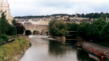 Bath from the River Avon